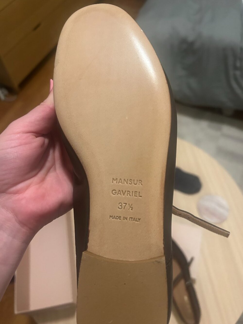 Mansur Gavriel Dance Mary Jane Flat - Brown Sz 7.5 - Picture 4 of 7